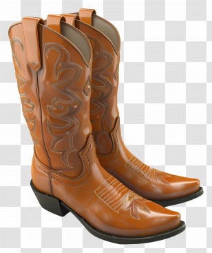 Cowgirl Boots - Stylish Cowboy Boot Transparent PNG