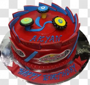 Birthday Cake Decorating Torte - Baked Goods - Beyblade Pattern Transparent PNG