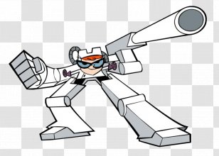 Laboratory Robot Clip Art - Dexters Transparent PNG