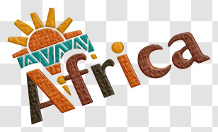 Africa Logo - Embroidered Africa Logo Transparent PNG