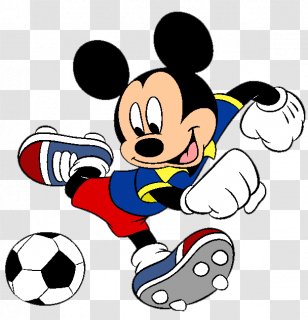 Mickey Mouse Universe Minnie Football Player Transparent PNG