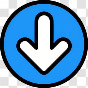 Arrow Down - Simple Downward Arrow Icon Transparent PNG