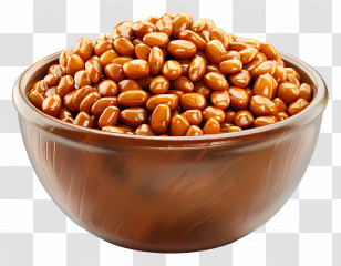 Natto - Bowl Of Beans Food Image Transparent PNG