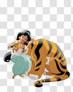 Princess Jasmine Rajah Aladdin Disney Belle - Cat Like Mammal Transparent PNG