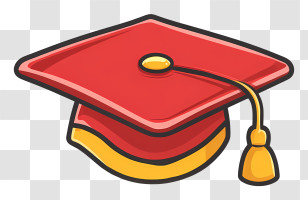 Education Icon - Graduation Cap With Tassel Transparent PNG