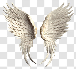 Flat Angel Wings - Beautiful Angel Wings Illustration Transparent PNG