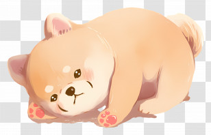 Cute Puppy - Adorable Cute Dog Illustration Transparent PNG