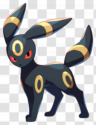 Pokemon Umbreon - Umbreon Pokemon Character Transparent PNG