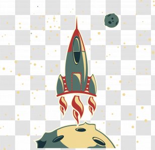 Spacecraft Rocket Illustration - Space Transparent PNG
