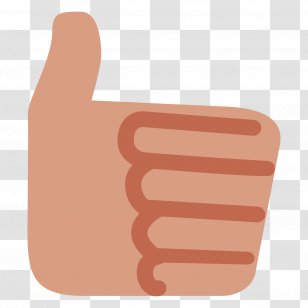 Thumb Signal Emoji World Gesture - Peach Transparent PNG