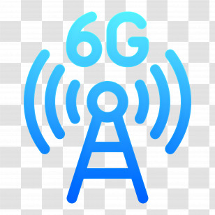 6g - 6G Network Signal Icon Transparent PNG