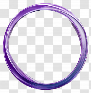 Circle Frame - Purple Circular Ring Graphic Transparent PNG