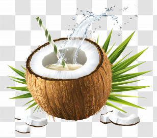 Coconut Water - Refreshing Coconut Drink Transparent PNG