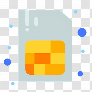 Phone Memory - Gray SIM Card Icon Transparent PNG