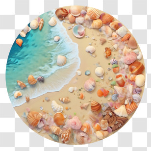 Seashell - Beach With Shells Illustration Transparent PNG