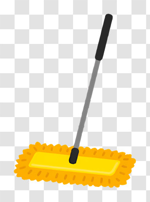 Icon - Yellow Mop For Cleaning Transparent PNG