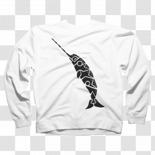 Long-sleeved T-shirt Hoodie - Raglan Sleeve - Natureï¼Œsea Animalsï¼Œwhale Transparent PNG
