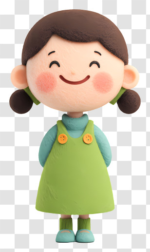 Little Happy Girl - Smiling Happy Girl Transparent PNG