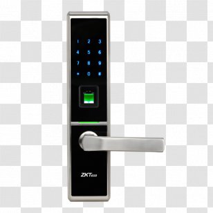 Electronic Lock Smart Dead Bolt Latch - Fingerprint - Poster Material Transparent PNG