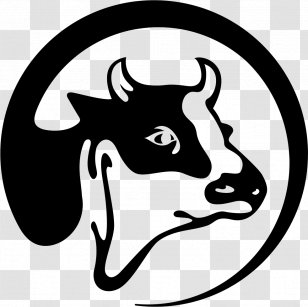 Taurine Cattle Beef Clip Art - Artwork - Cow Icon Transparent PNG