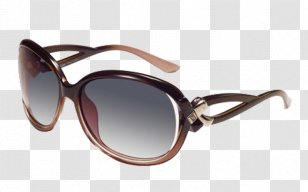 Sunglasses Fashion Accessory - Beige - Ms. Twisted Brown Transparent PNG