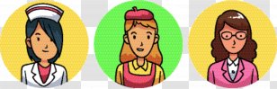 Green Circle - Cartoon - Ornament Smile Transparent PNG