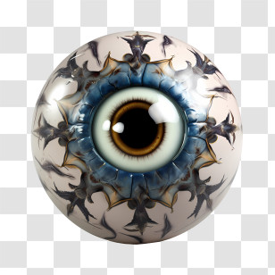 Halloween Eyeball - Fantasy Orb With Mystical Eye Design Transparent PNG