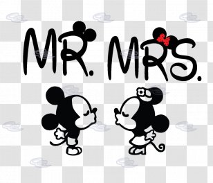T-shirt Hoodie Minnie Mouse Couple - Just Married Transparent PNG