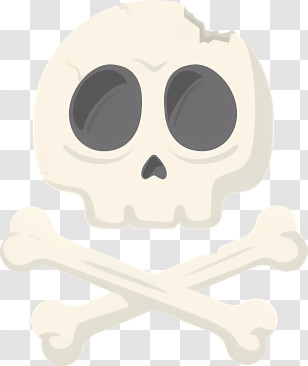 Skull And Crossbones - Skull And Crossbones Symbol Transparent PNG