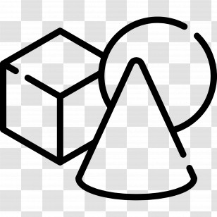 Geometry - Geometric Shapes Outline Icon Transparent PNG