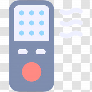 Remote Controls - Voice Recorder Device Transparent PNG