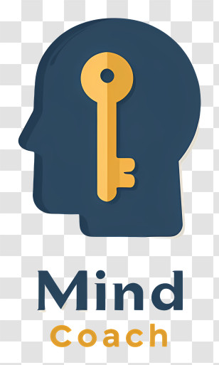 Mind Coach - Mind Coach Head Icon With Key Transparent PNG