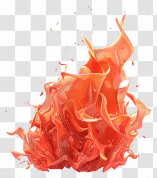 3d Fire - Realistic Fire Flames Transparent PNG
