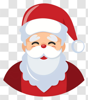 Santa Claus - Jolly Santa Claus Cartoon For Christmas Transparent PNG