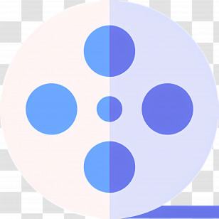 Film Reel - Blue Game Controller Transparent PNG