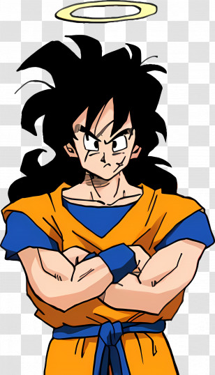 Yamcha - Anime Fighter With Halo Transparent PNG
