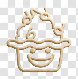 Cheery Icon Cheese Cream - Metal Smile Transparent PNG