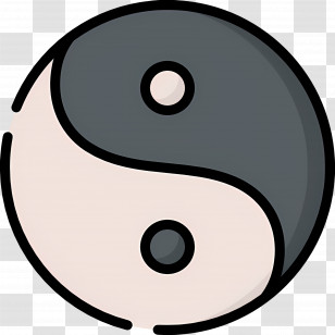 Yin Yang - Yin Yang Symbol Illustration Representing Balance Transparent PNG