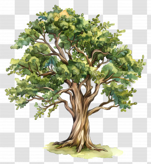 Tree - Beautiful Tree Illustration Transparent PNG