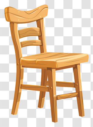 Wooden Chair - Wooden Chair Design Transparent PNG