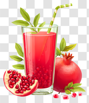 Fresh Pomegranate Juice - Refreshing Pomegranate Juice Transparent PNG