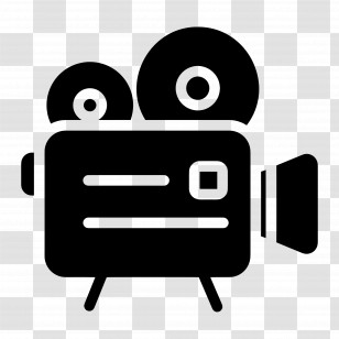 Video Camera - Vintage Film Camera Artwork Transparent PNG