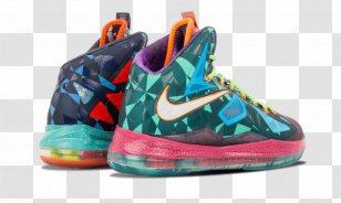 Sneakers Basketball Shoe NBA Most Valuable Player Award Sportswear - Purple - Lebron Face Transparent PNG