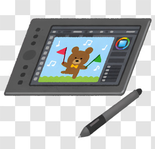 Icon - Drawing Tablet With Pen Transparent PNG