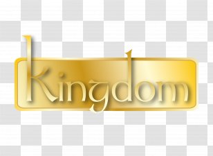 Logo Brand Font - Yellow - Kingdom Transparent PNG