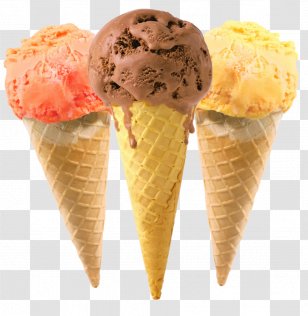 Chocolate Ice Cream Cones White - Mousse Transparent PNG