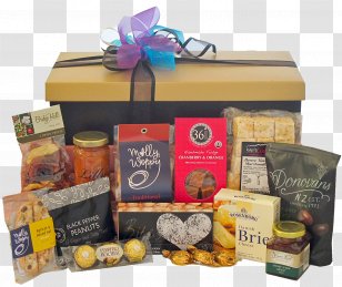 Food Gift Baskets Hamper Peanut Butter Cookie Wine - Traditional Gourmet Culture Transparent PNG