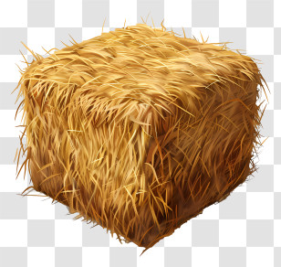 Hay - Square Hay Bale Transparent PNG