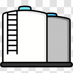 Oil Storage Tank - Large Water Tanks For Storage Transparent PNG