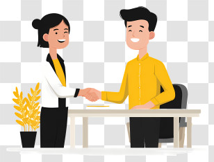 Employee Joining - Business Meeting With Handshake Transparent PNG